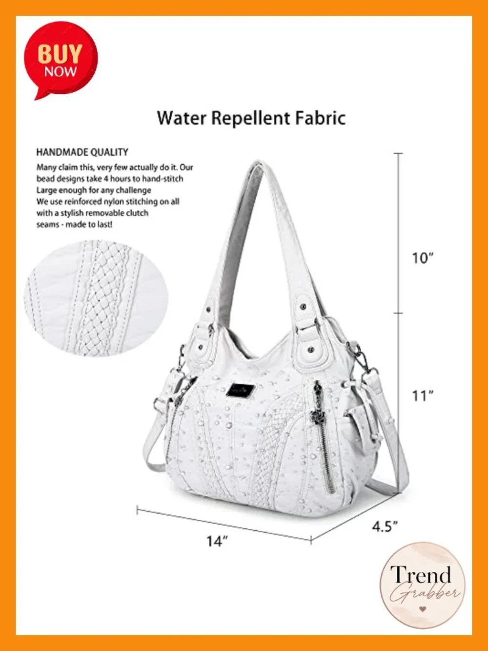 Washed PU Leather Tote Bag Shoulder Crossbody Hobo Purses